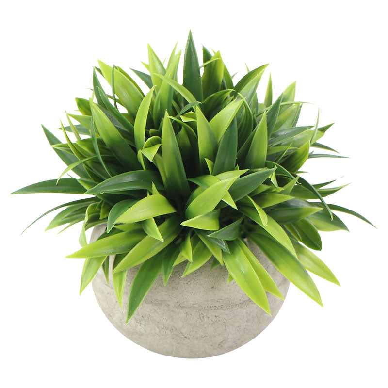 Planta artificial bambú verde 14 x 14 cm