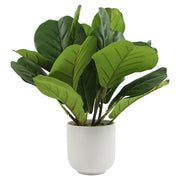 Planta artificial banana polietileno verde 37 x 33 cm Basic Living