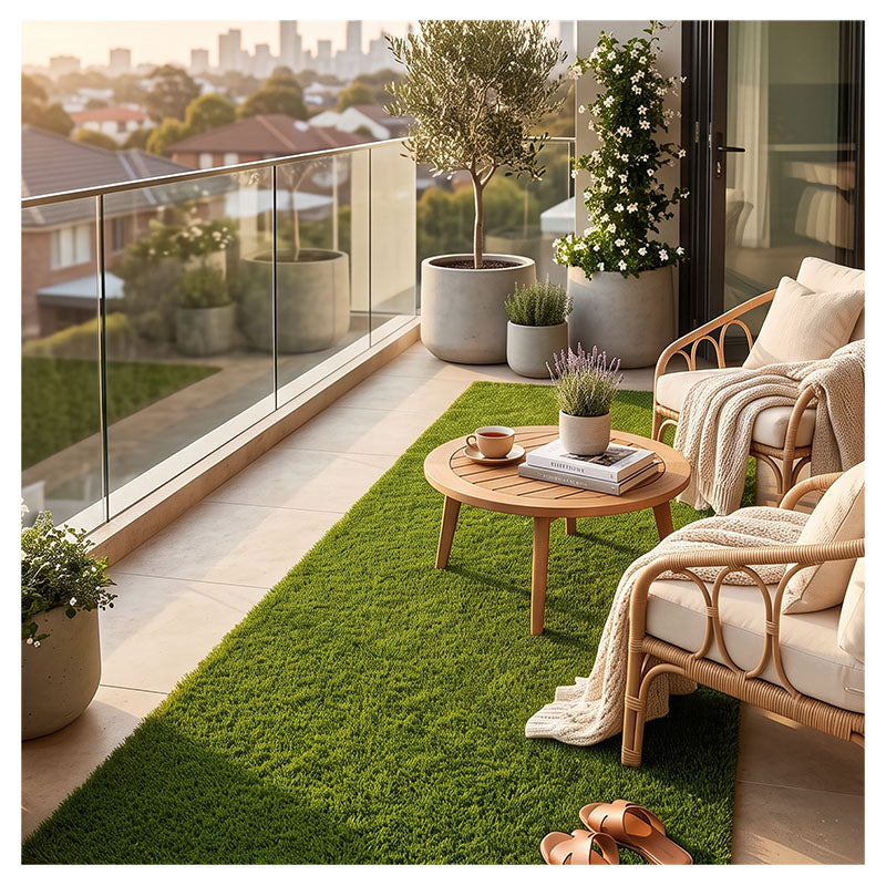 Césped artificial verde 400 x 100 cm 20 mm