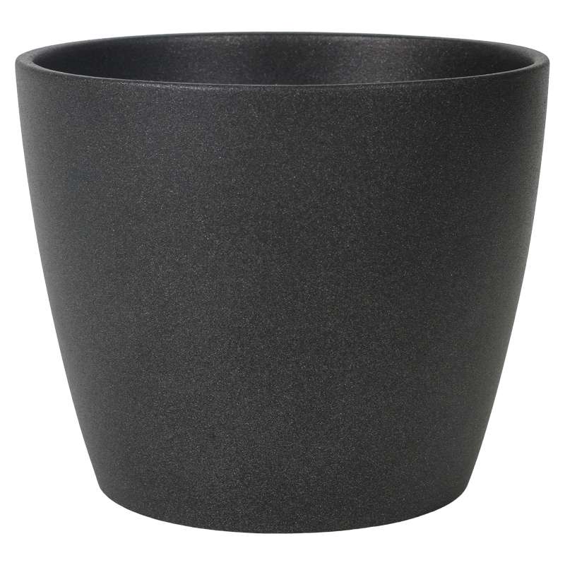 Maceta de piso Nubia cerámica 12 cm gris