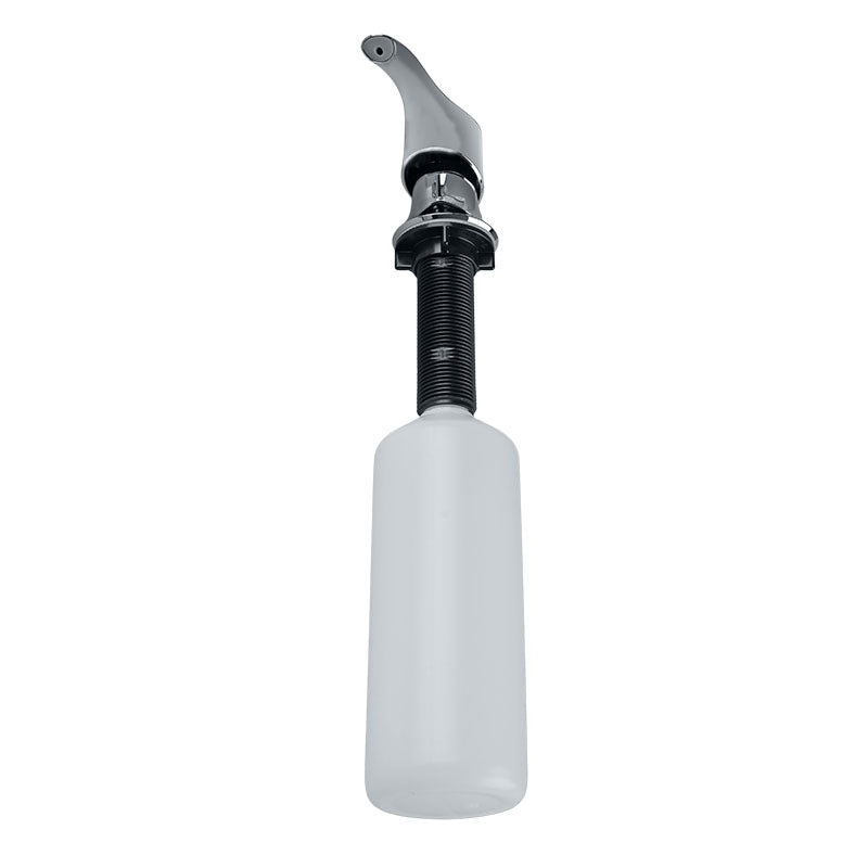 Dispensador de jabón para cocina cuello bajo cromo pulido