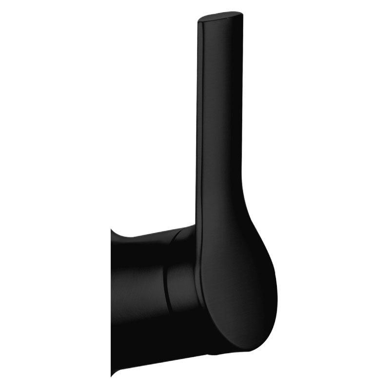 Grifo cocina monomando cuello ganso negro mate