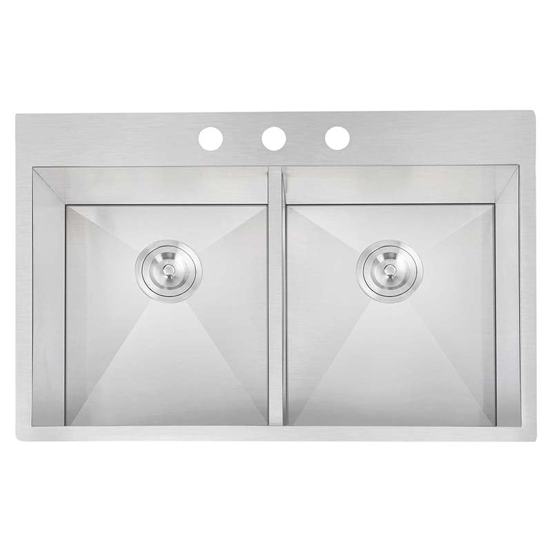Fregadero sobreponer acero inoxidable 14,5 x 80 x 50 cm pulido Aqua Nuova