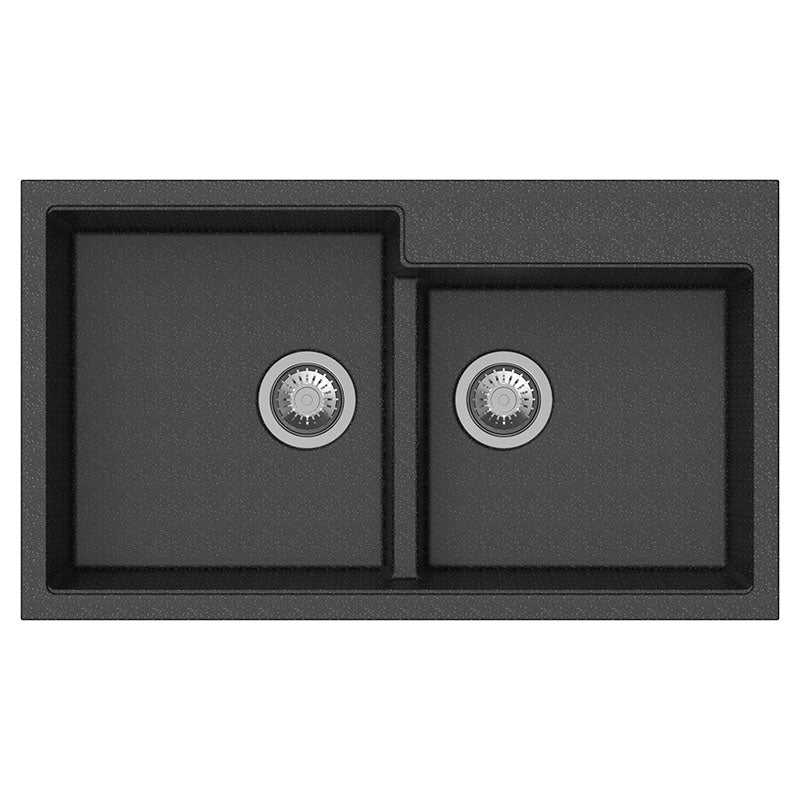 Fregadero submontar cuarzo negro marme