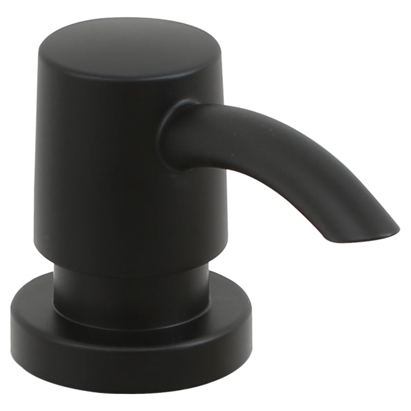 Grifo cocina cuello ganso monomando negro mate