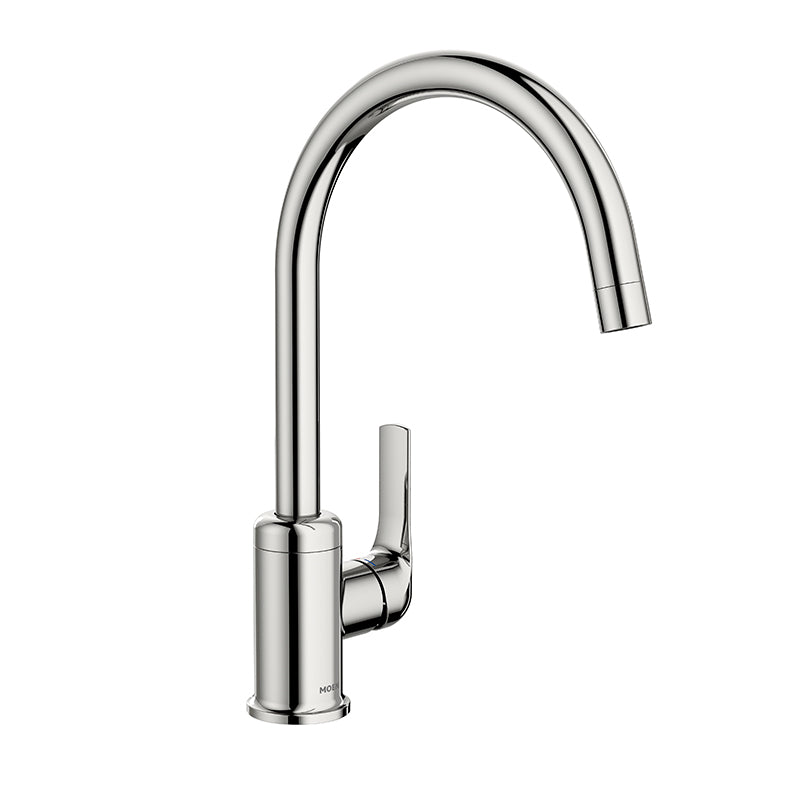 Grifo de cocina alto cromado
