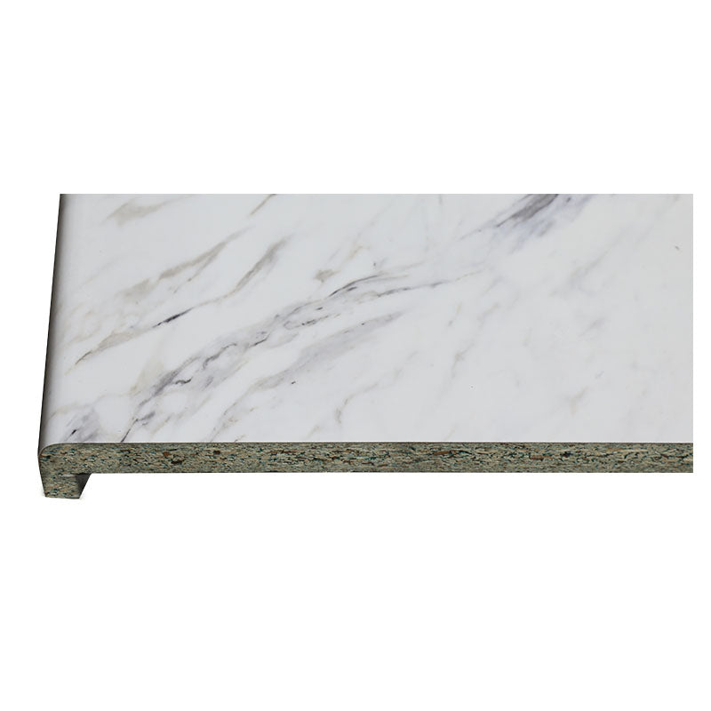 Calcutta Marble agglomerate RH kitchen countertop 7 x 64.5 x 240 cm
