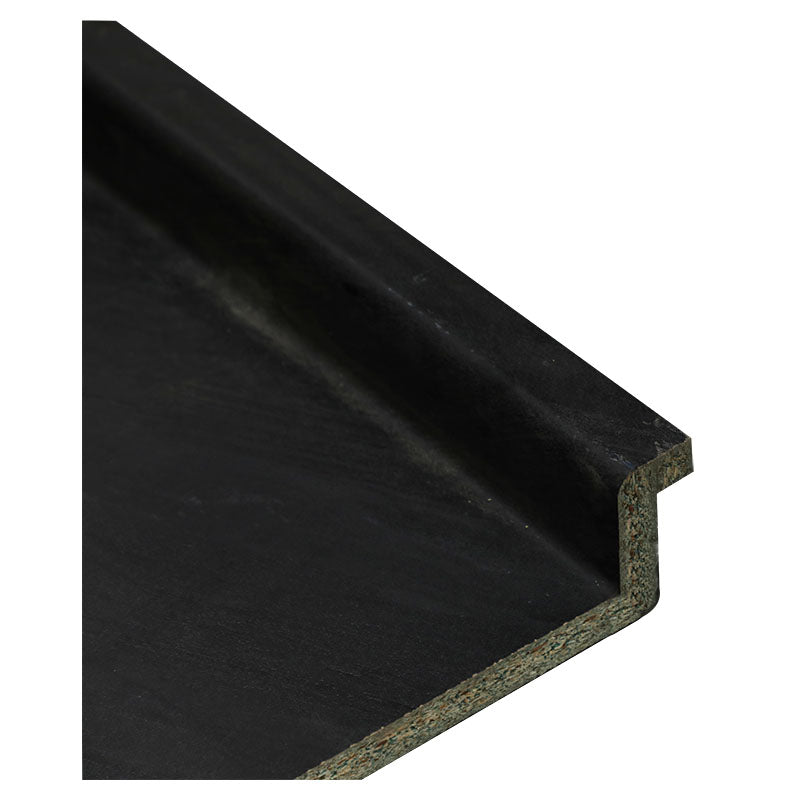 Premium Plus Nero chipboard RH kitchen countertop 7 x 64.5 x 240 cm