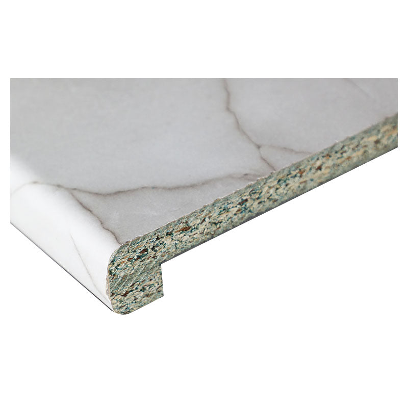 Sobre cocina premium plus white yule aglomerado rh 7 x 64.5 x 240 cm