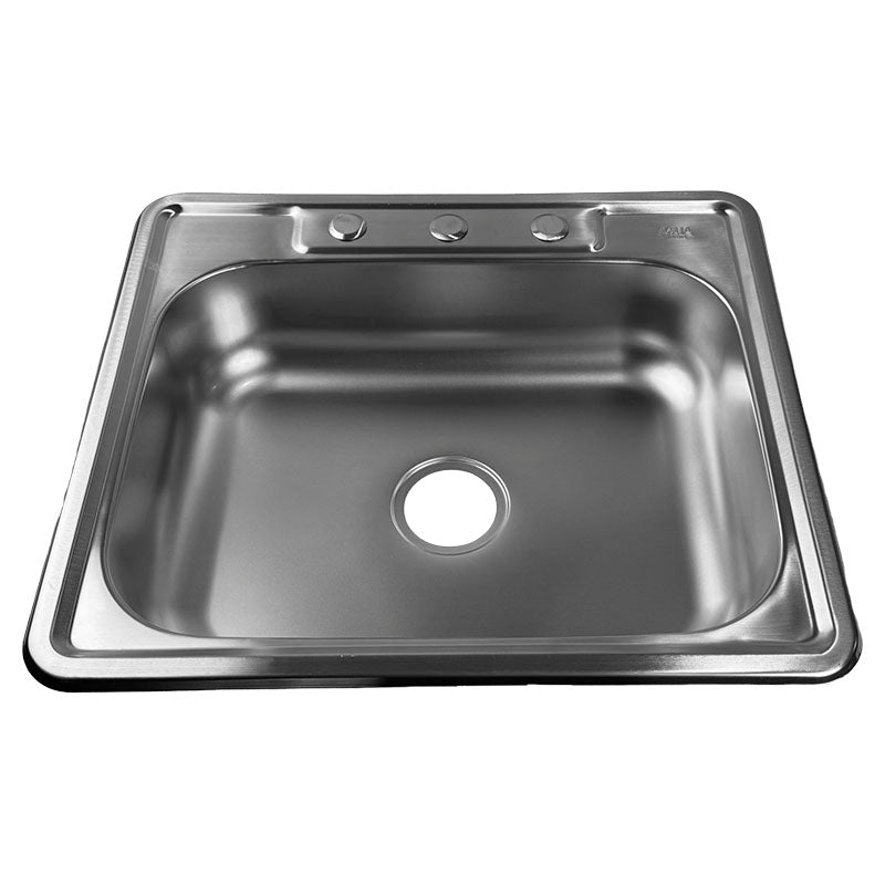 Fregadero Aqua Nuova acero inoxidable empotrar 14.7 x 64 x 56 cm