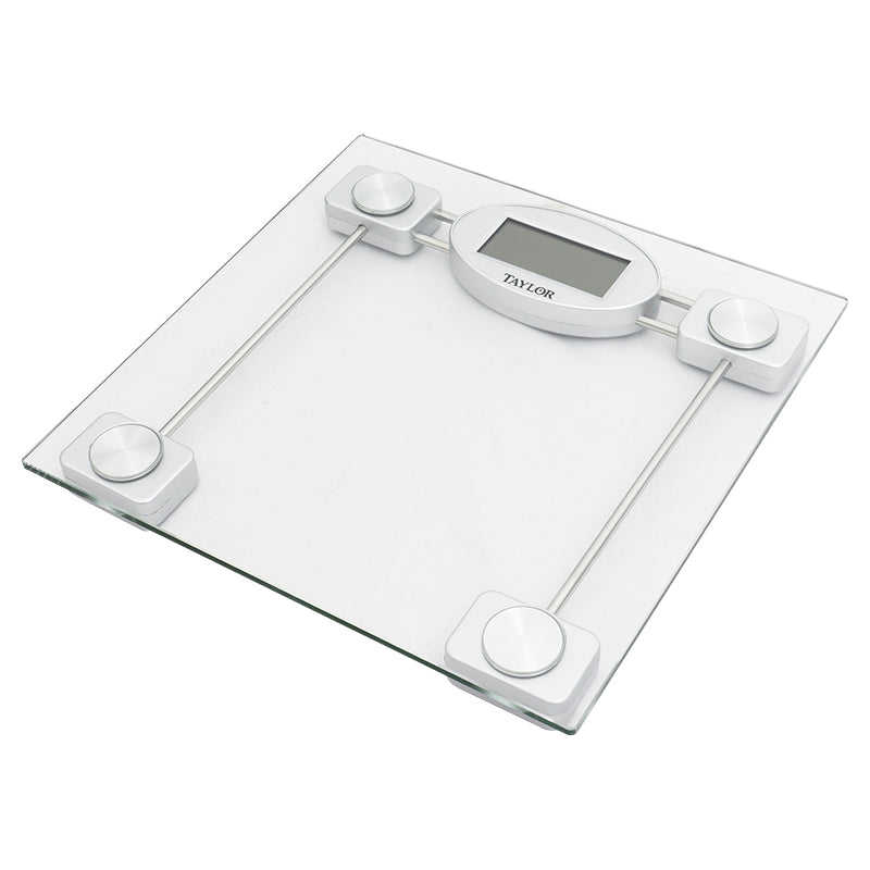 Báscula digital de vidrio soporta hasta 400 lb