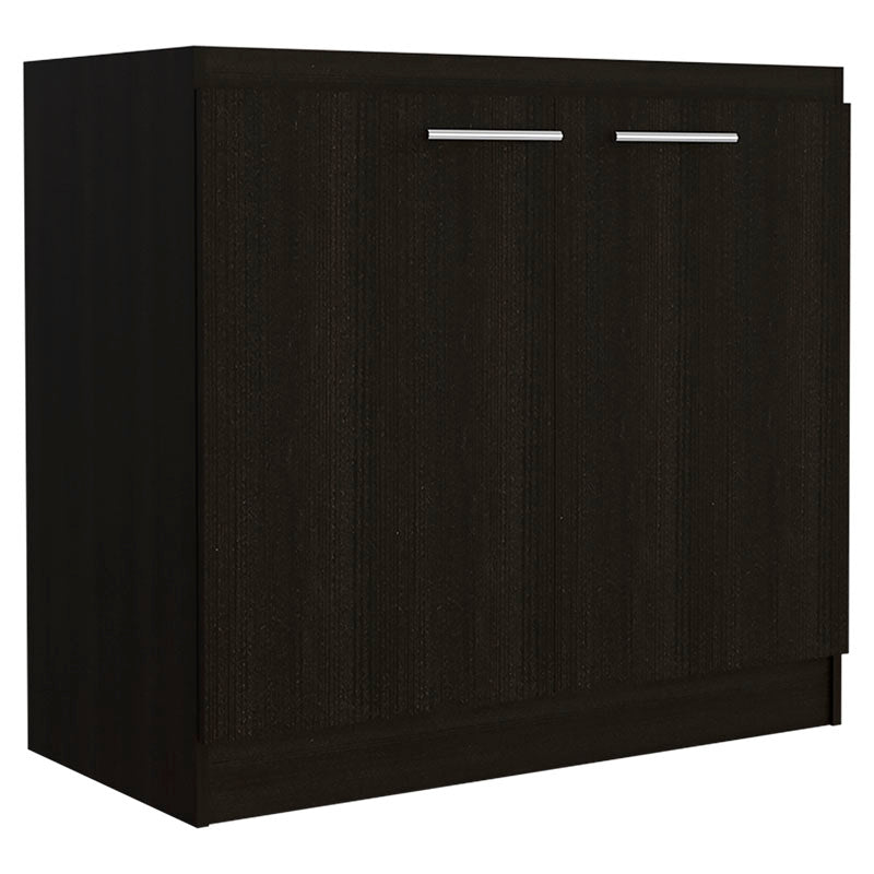 Muebles base fregadero Wengue 2 puertas 90x97,8x50,5 cm (Fregadero y grifería se vende por separado).