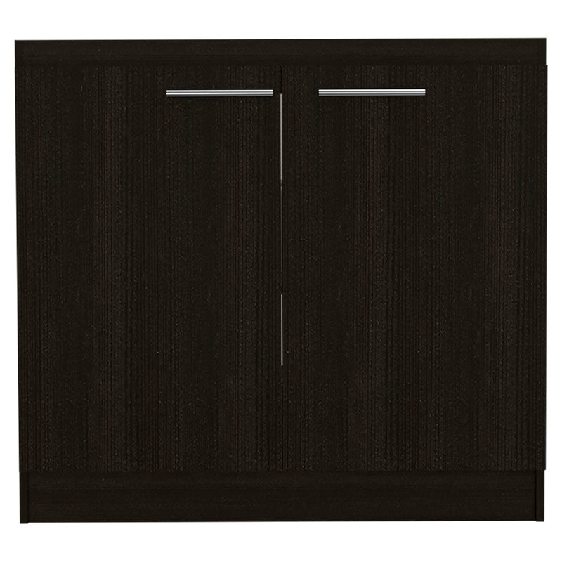 Muebles base fregadero Wengue 2 puertas 90x97,8x50,5 cm (Fregadero y grifería se vende por separado).