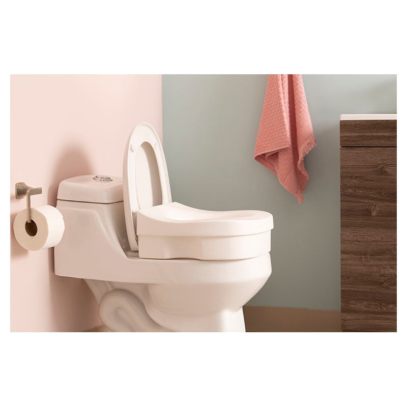 Asiento elevado para inodoro 5"