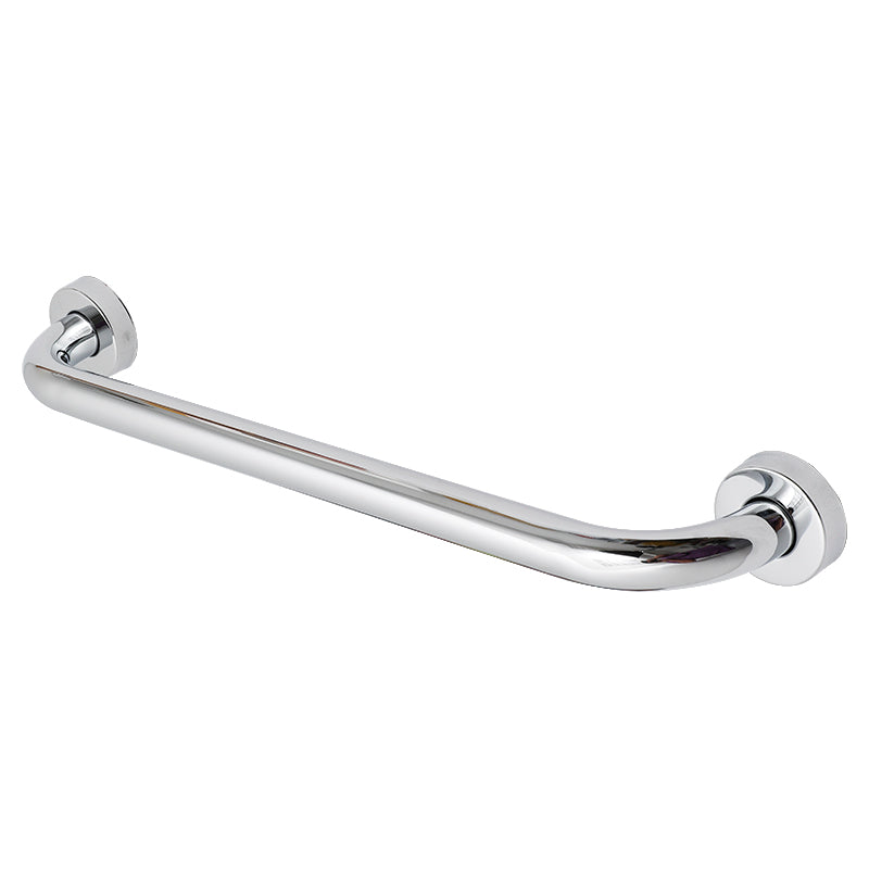 Barra de seguridad para baño cromada brillante 18" 45 cm
