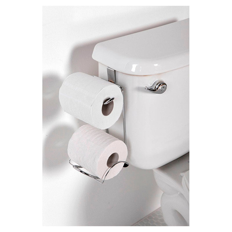 Metallic chocolate toilet paper holder