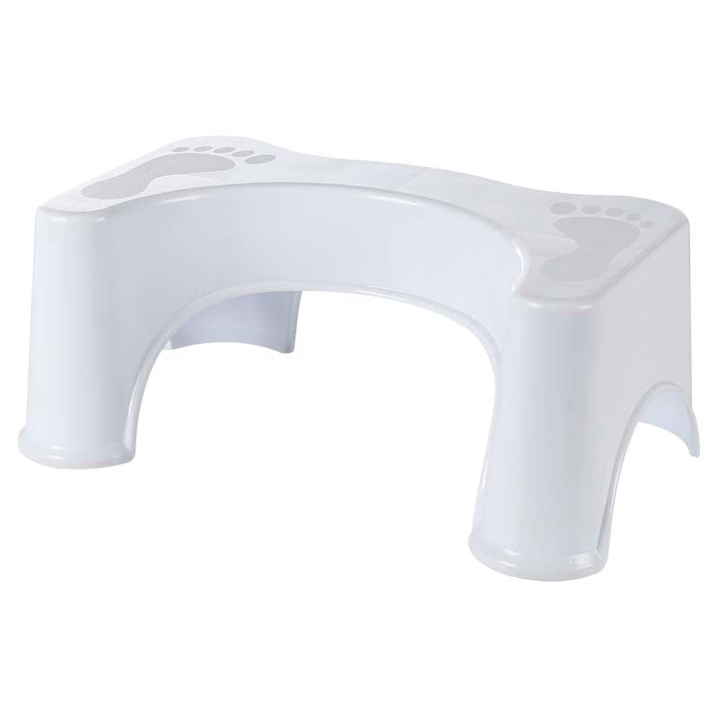 Taburete de baño blanco plástico