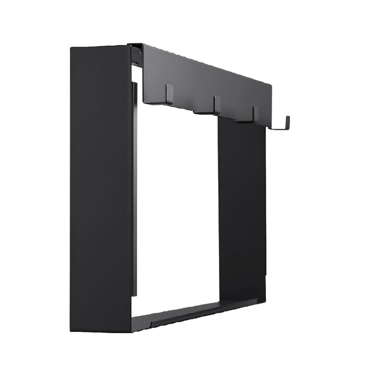Organizador baño 1 nivel negro mate Basic Living