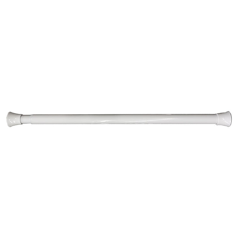 Aqua Nuova Extendable Curtain Rod 137-223 cm White