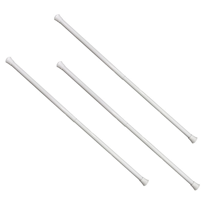 Tubo cortinero extensible 137-223 cm blanco Aqua Nuova