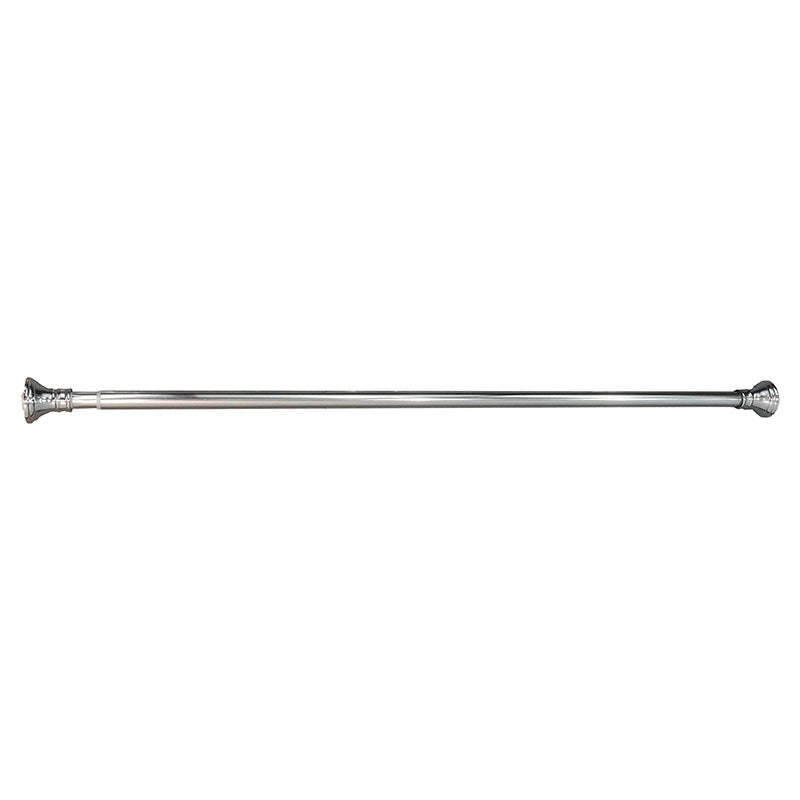 Aqua Nuova Extendable Decorative Chrome Curtain Rod 113.5-193 cm