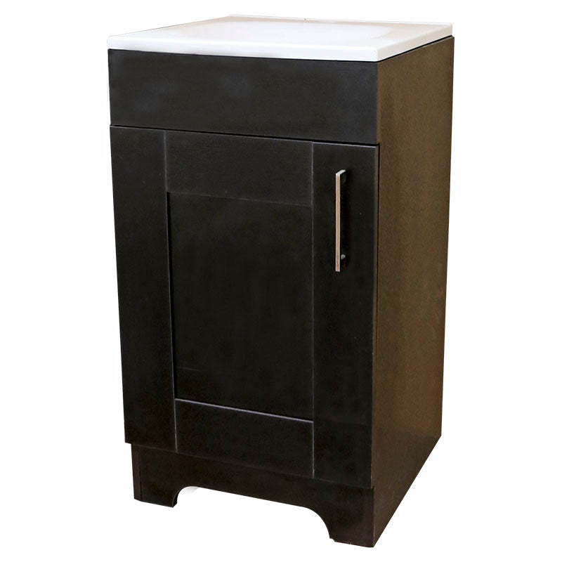 Mueble de baño wengué con lavamanos 82 x 47 x 47 cm