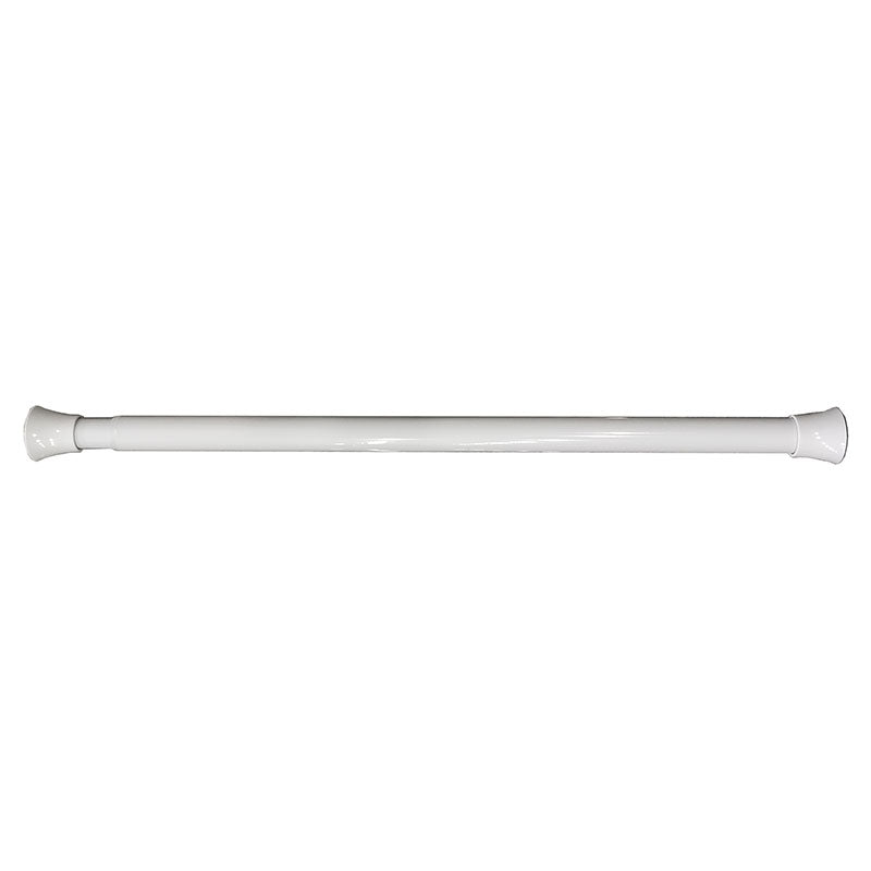 Tubo cortinero extensible 61-91 cm blanco Aqua Nuova