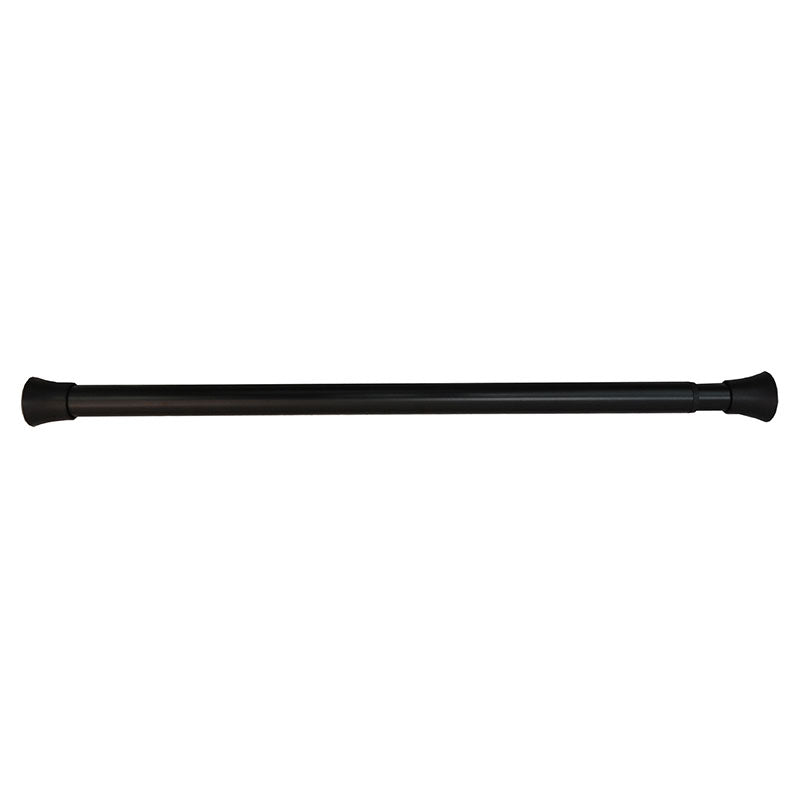 Tubo cortinero extensible 61-91 cm negro mate Aqua Nuova