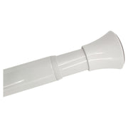 Tubo cortinero extensible 91-152 cm blanco Aqua Nuova