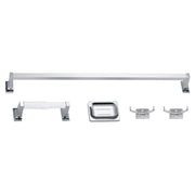 Set de accesorios para baño 5 piezas Alicante cromado Aqua Nuova