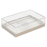 Clarity clear plastic soap dish