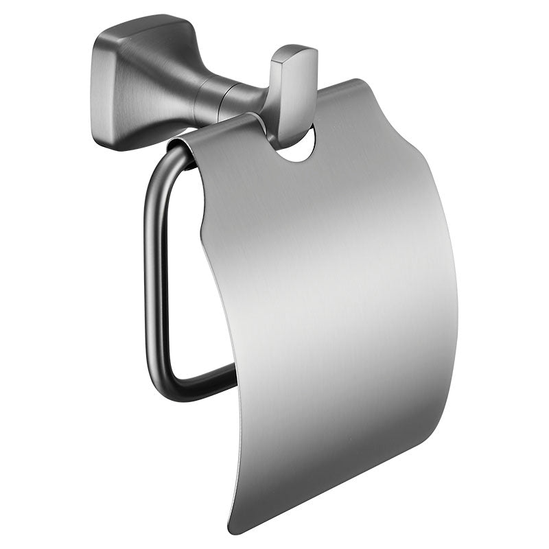 Set de accesorios para baño  5 piezas gris gunmetal Aqua Nuova Deluxe