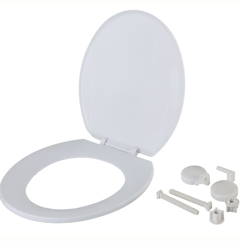 Tapa para inodoro redondo plástica blanco Aqua Nuova