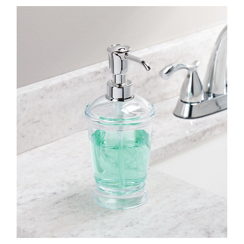 Franklin transparent plastic soap dispenser
