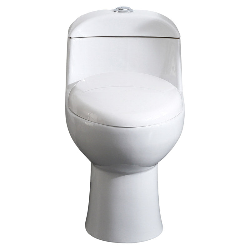 Inodoro Ronco blanco elongado doble descarga 4 y 6 litros Aqua Nuova