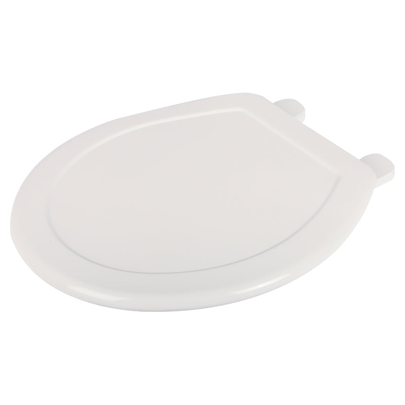 Tapa inodoro plástica redonda blanca