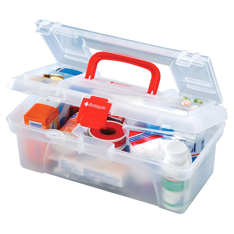 Caja botiquín 12" transparente