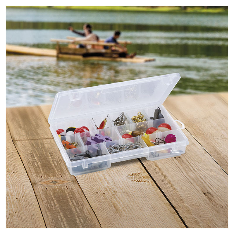 Transparent accessory organizer box