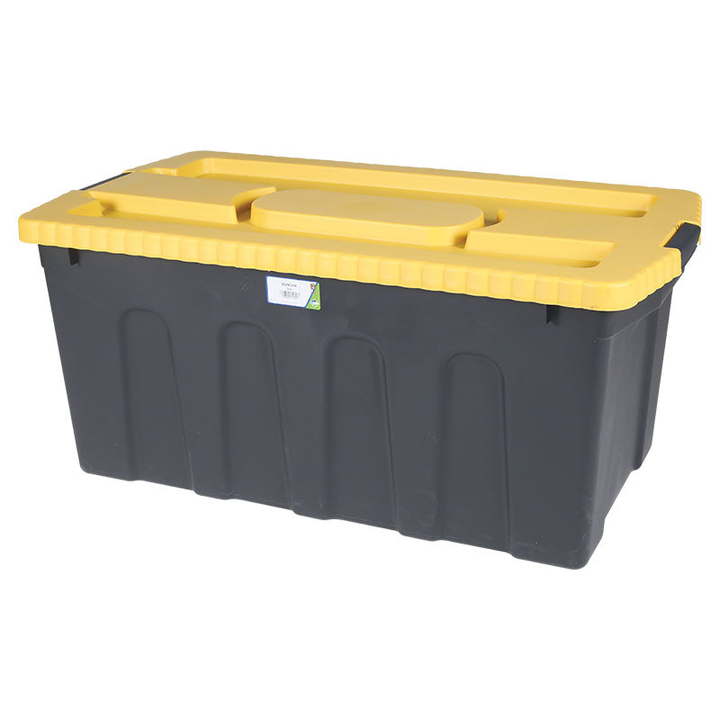 Caja de uso pesado cierre de clip 124 litros variedad de colores