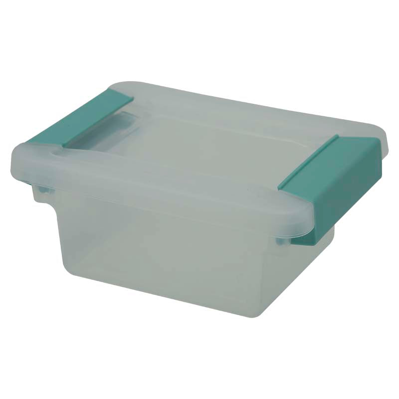 Caja de almacenaje 4 litros transparente cierre clip