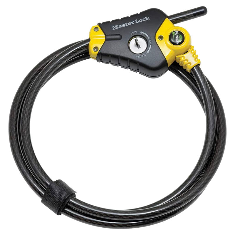 Adjustable cable with key