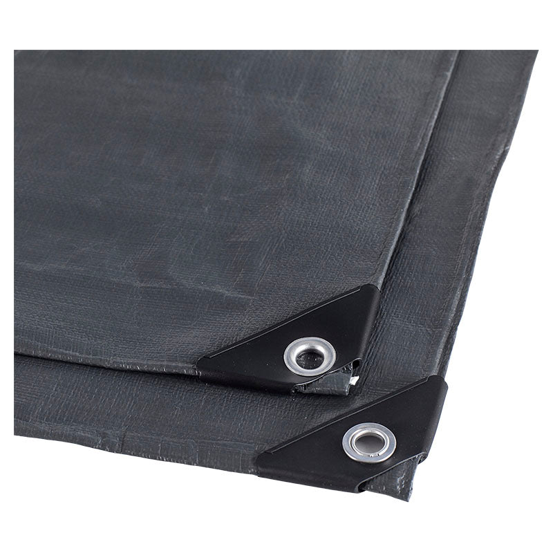 Lona gris 3x4 polietileno uso rudo protección UV Tezza
