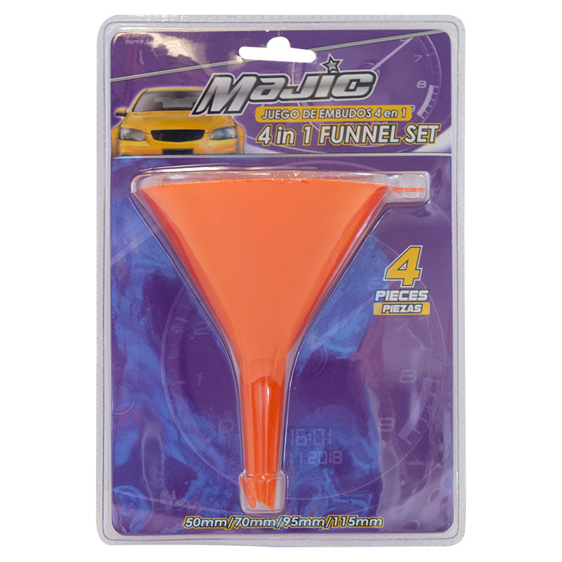Embudo 4 en 1 naranja Majic