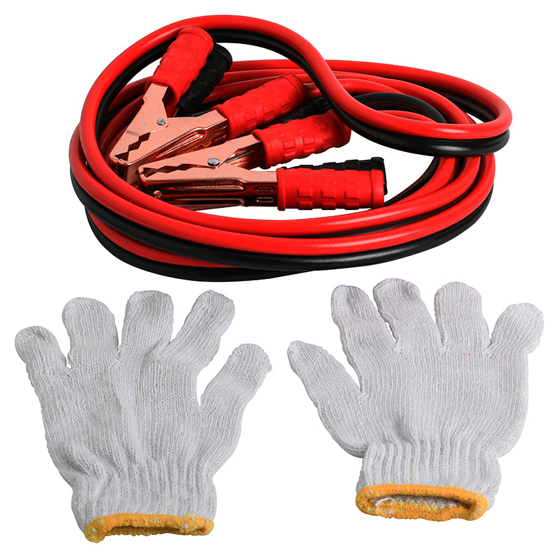 Automotive Jumper Cables 600 A includes Majic gloves
