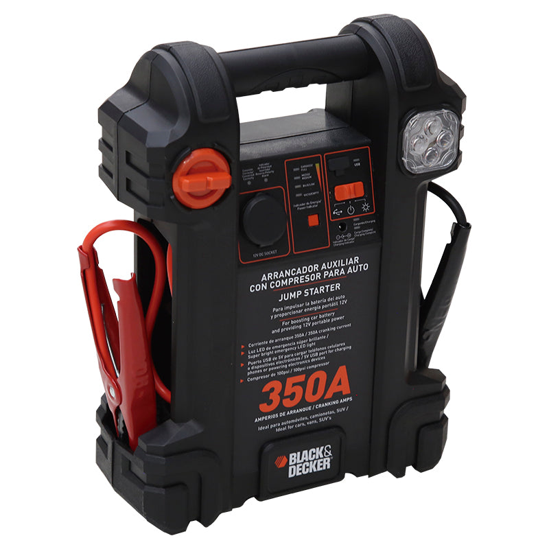 Iniciador de batería 350 A  Black+Decker