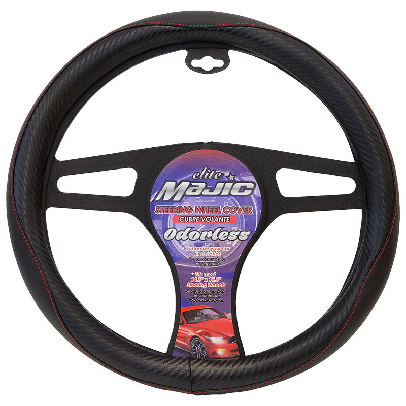 Cubrevolante negro y rojo Majic