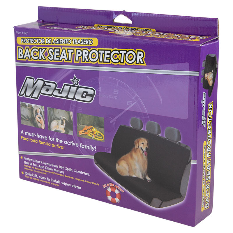 Protector de asiento trasero negro 1 pieza Majic