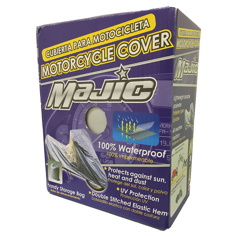 Majic Universal Motorcycle Cover Size L Grey