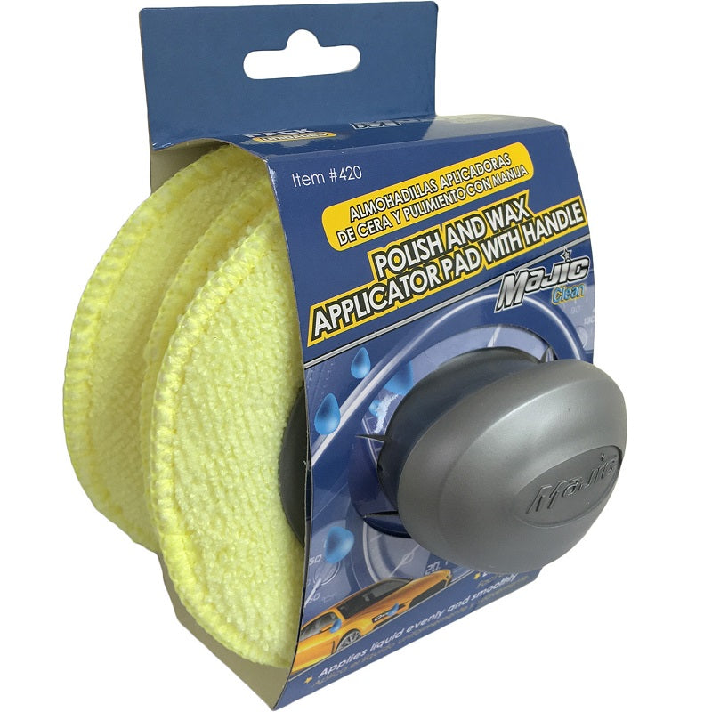 Microfiber wax applicator pads 3-pack Majic