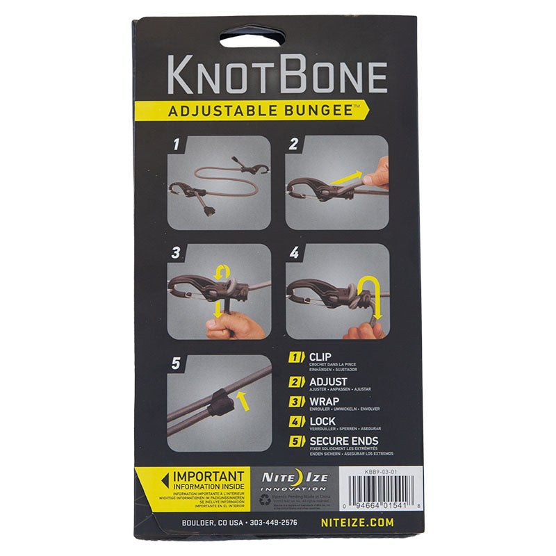Adjustable bungee cord 25 - 122 cm